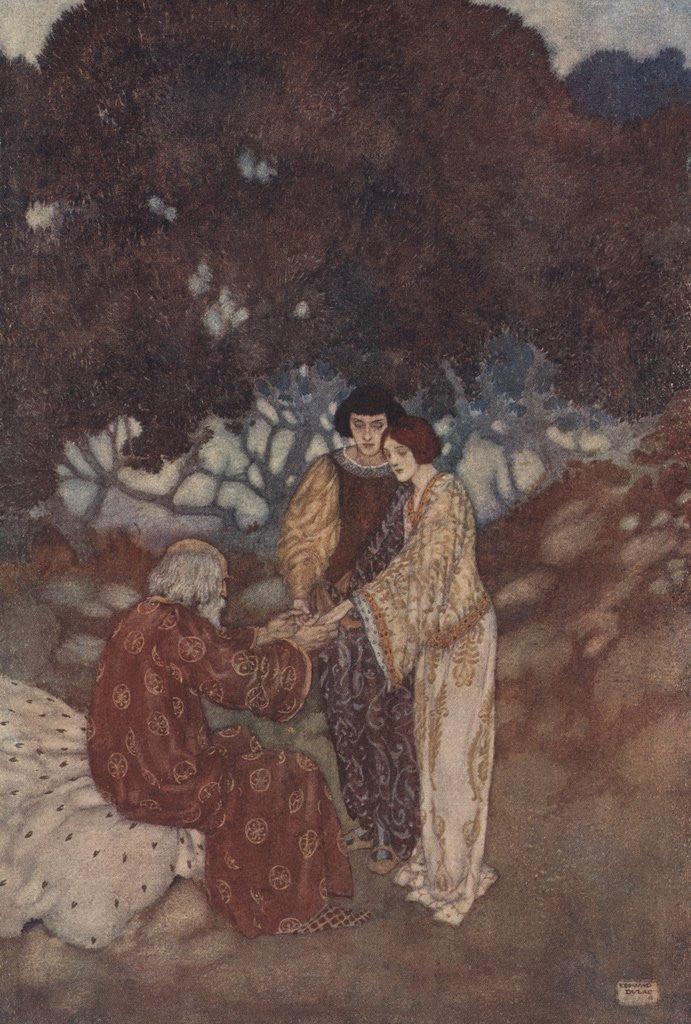 Detail of Illustration by Edmund Dulac from The Tempest by William Shakespeare by Corbis