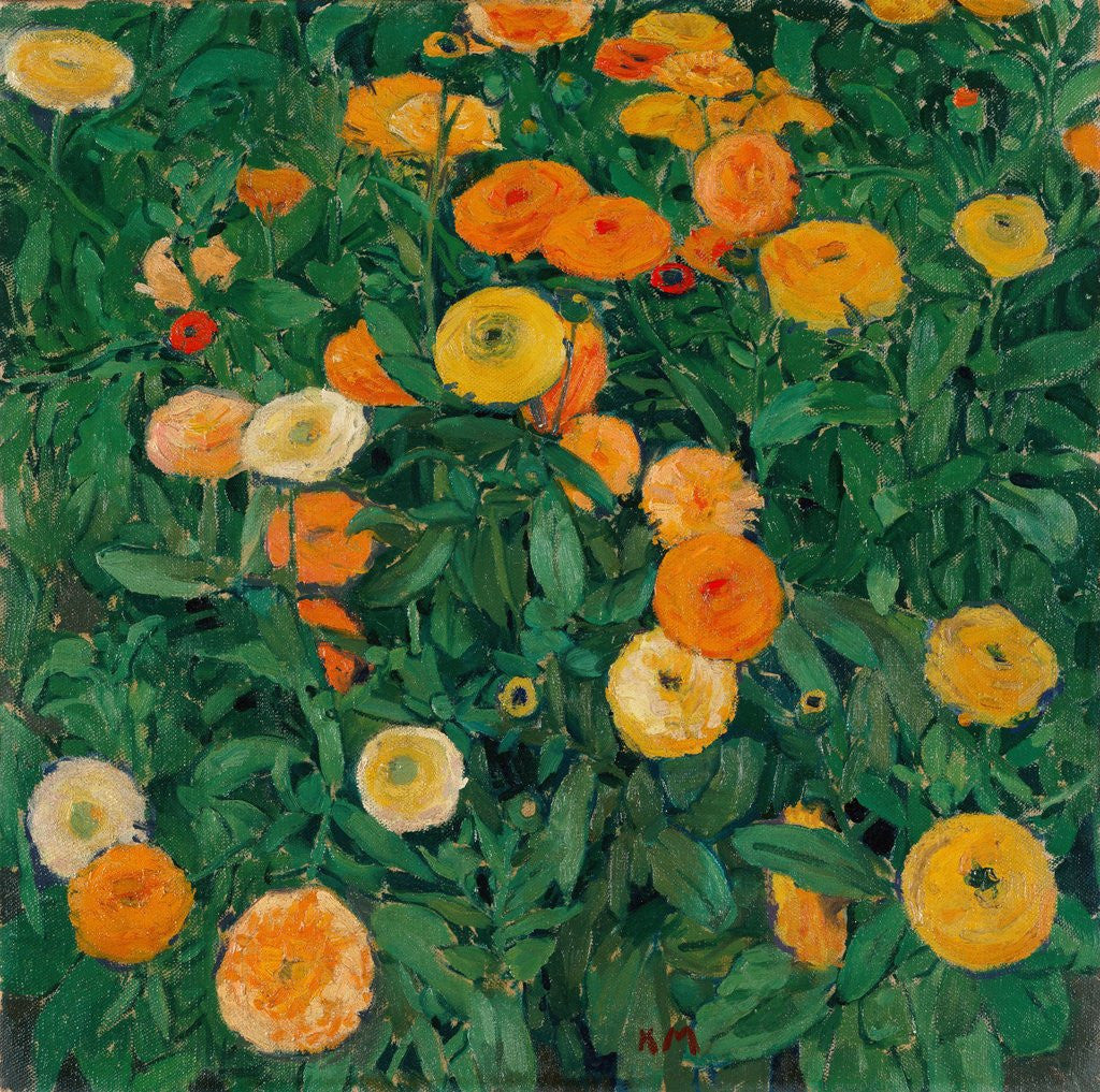 Detail of Marigolds by Koloman Moser