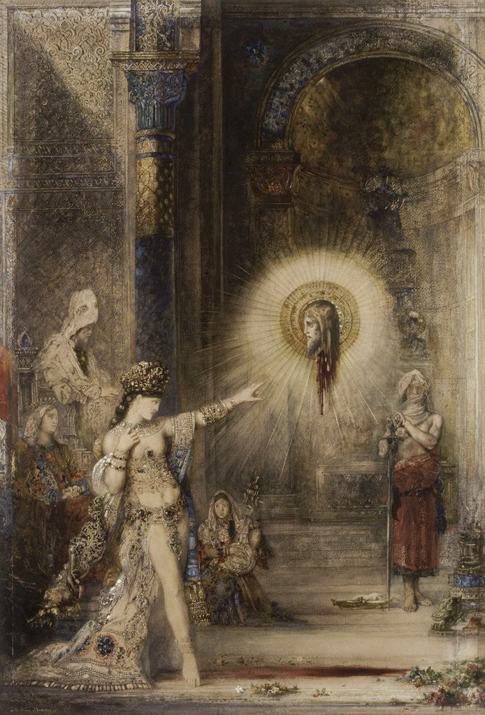 Detail of The Apparition by Gustave Moreau