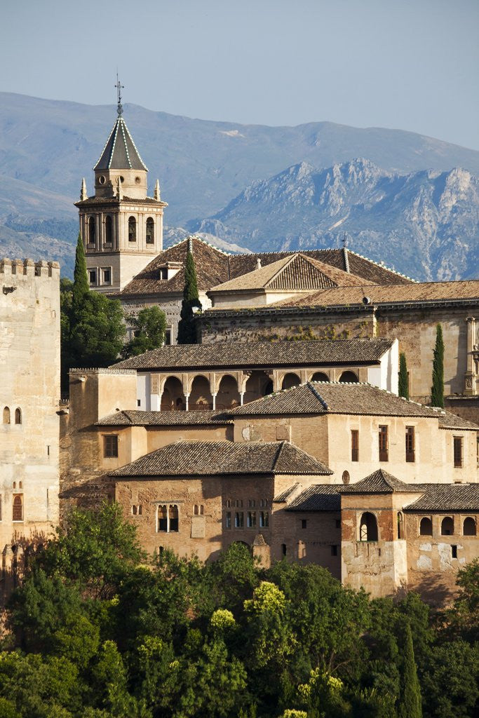 Detail of Alhambra Palace in Andaluisa, Spain by Corbis