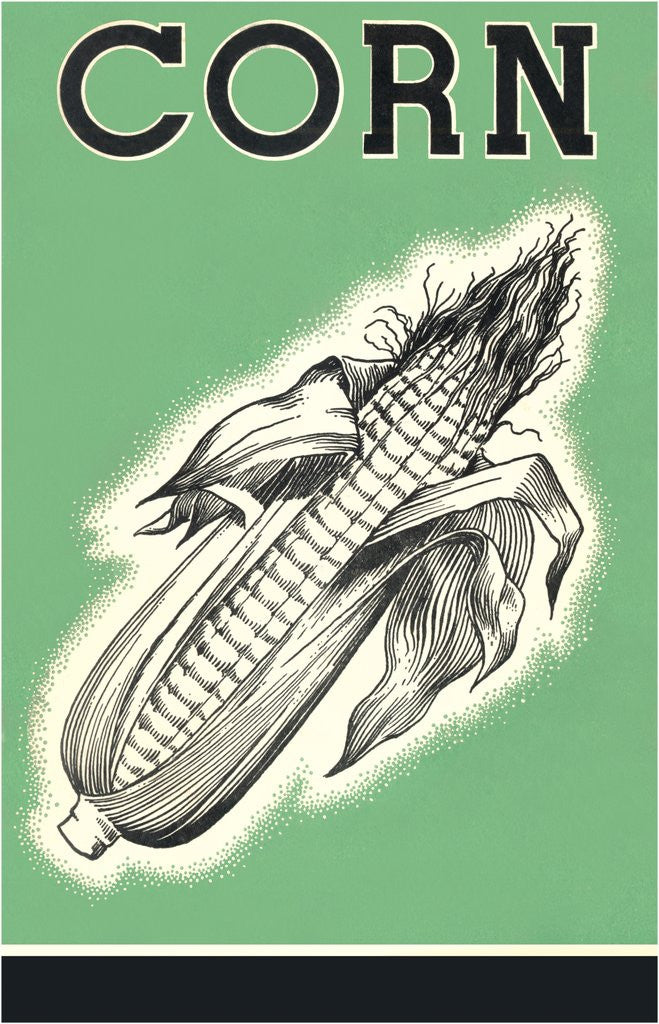 Detail of Corn Ad by Corbis