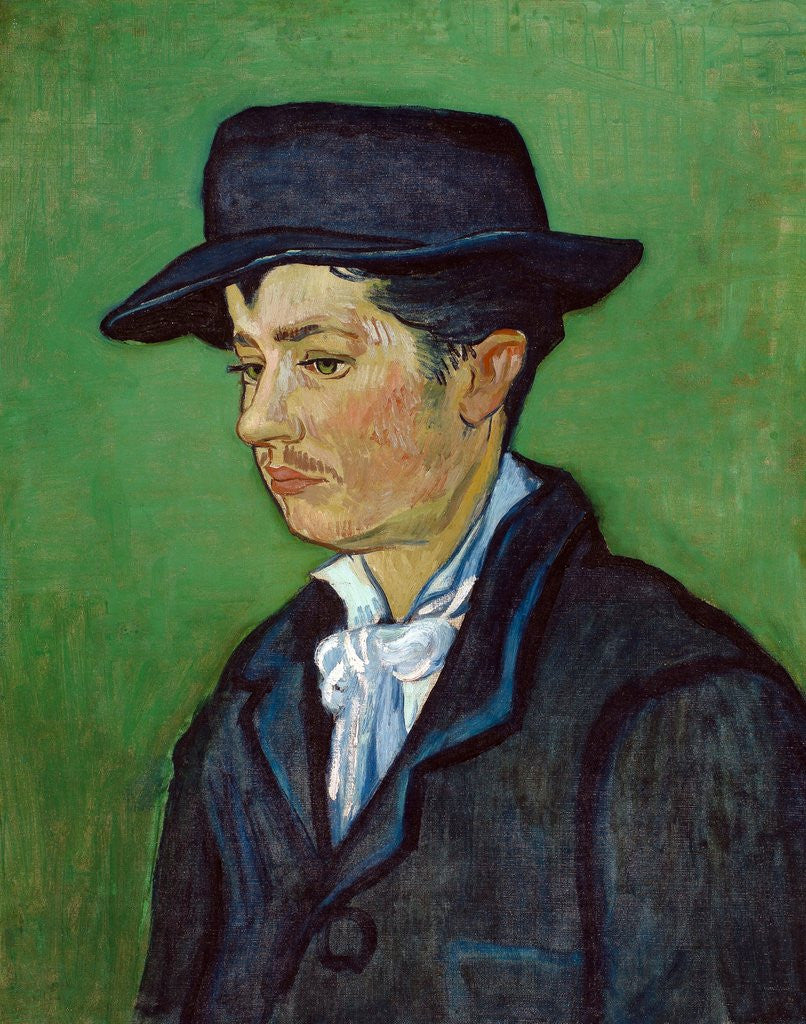 Detail of Portrait of Armand Roulin by Vincent Van Gogh