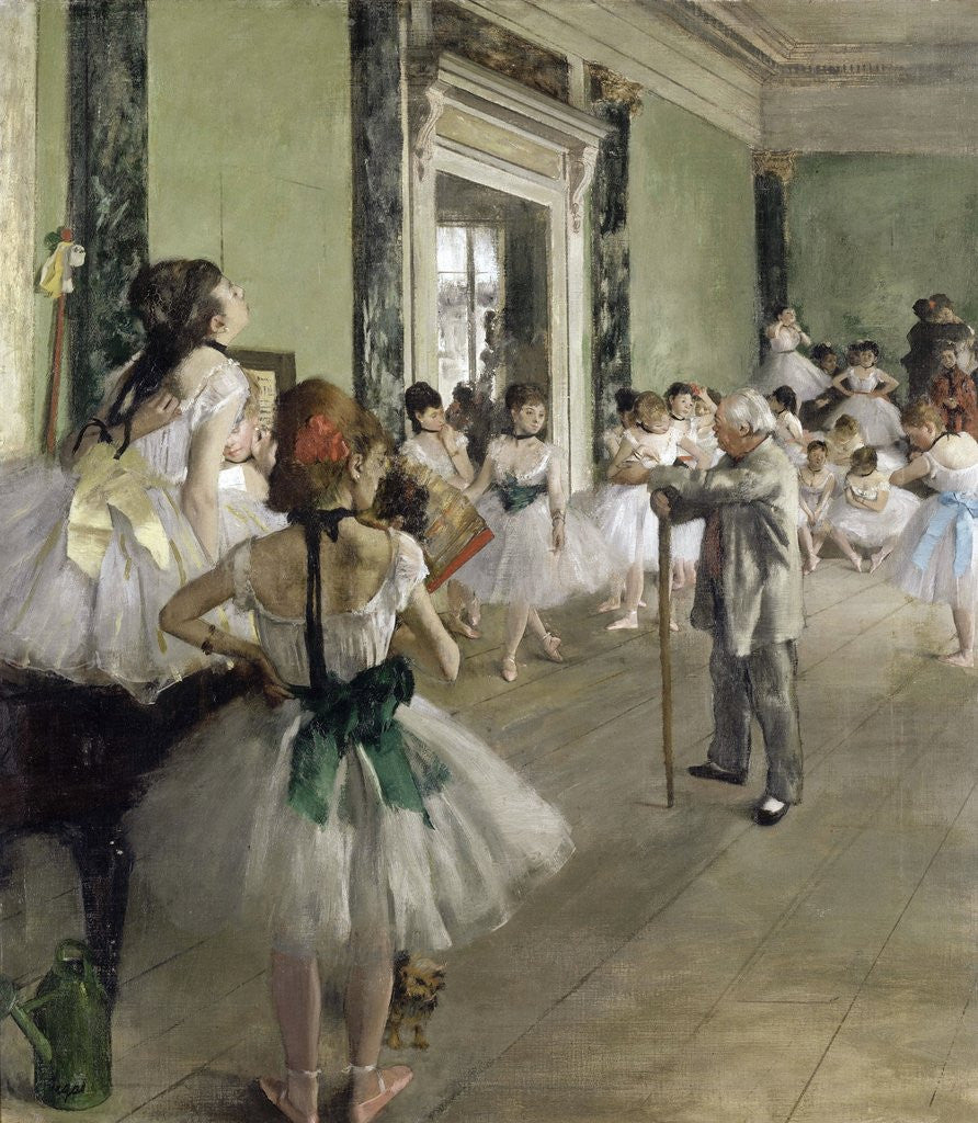 Detail of The Ballet Class by Edgar Degas