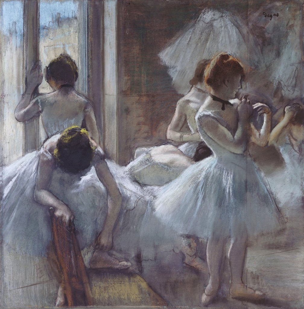 Detail of The Ballet Class by Edgar Degas