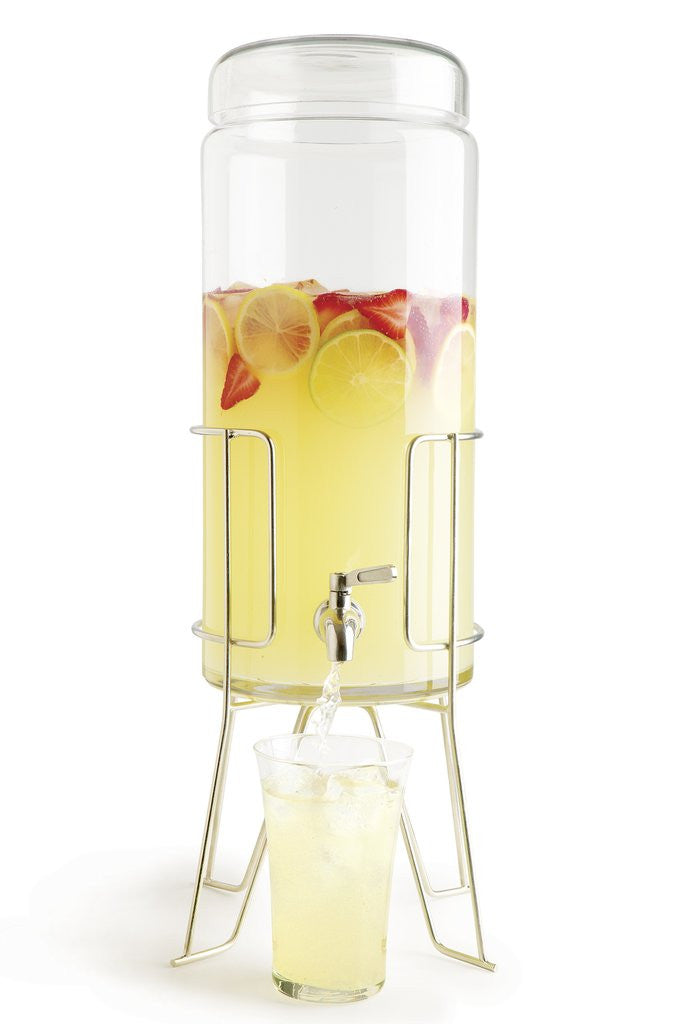 Detail of Lemonade in beverage dispenser by Corbis