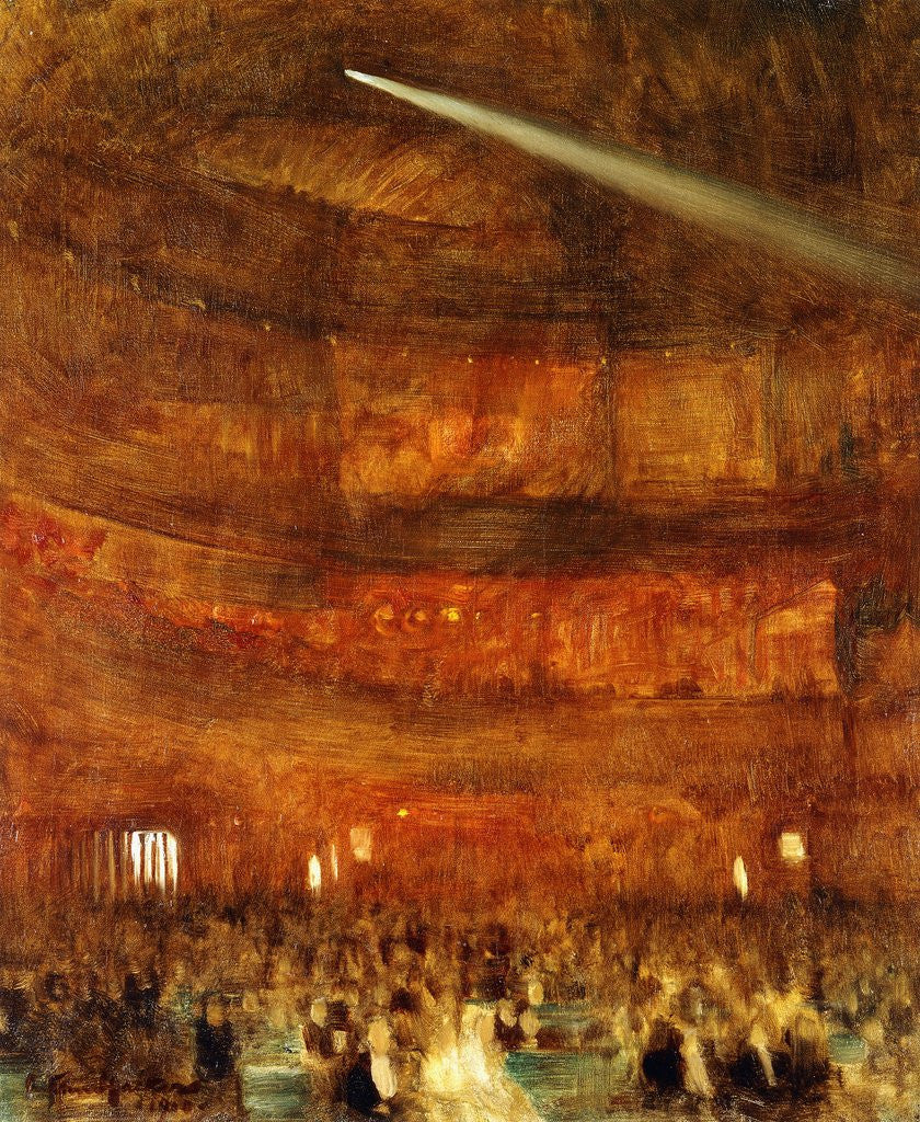 Detail of The Interior of the Alhambra Theatre, London, 1900 by Arthur Hacker