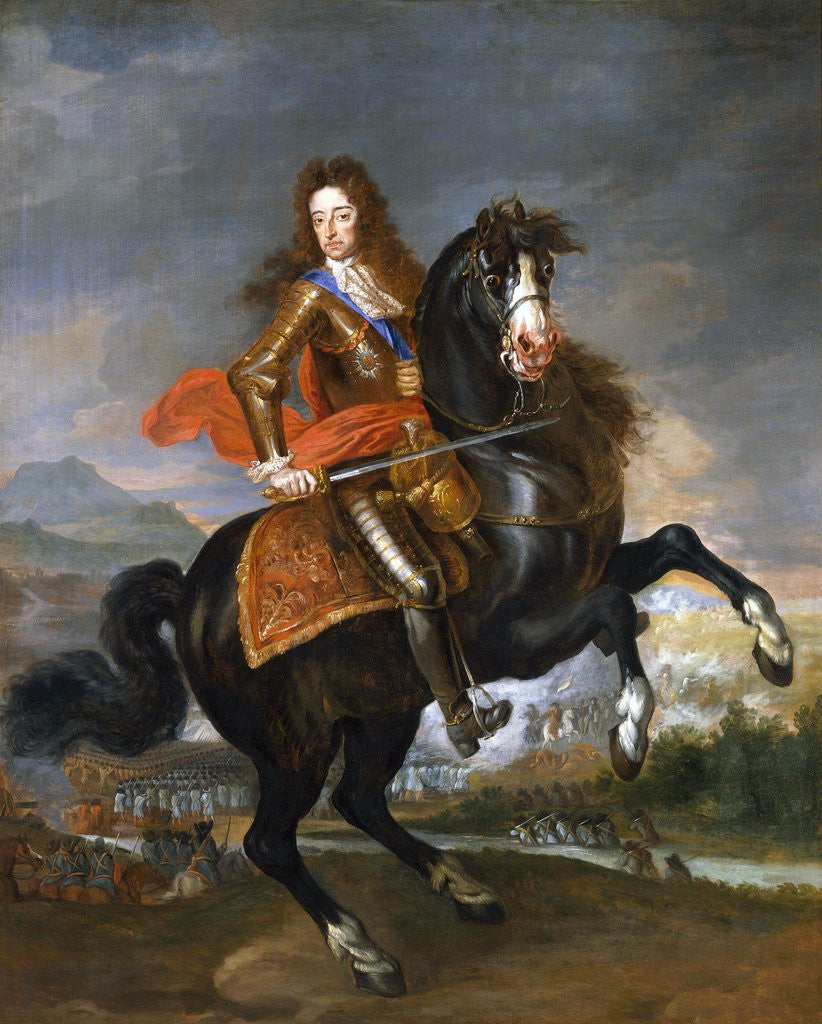 Detail of King William III by an unknown artist by Corbis