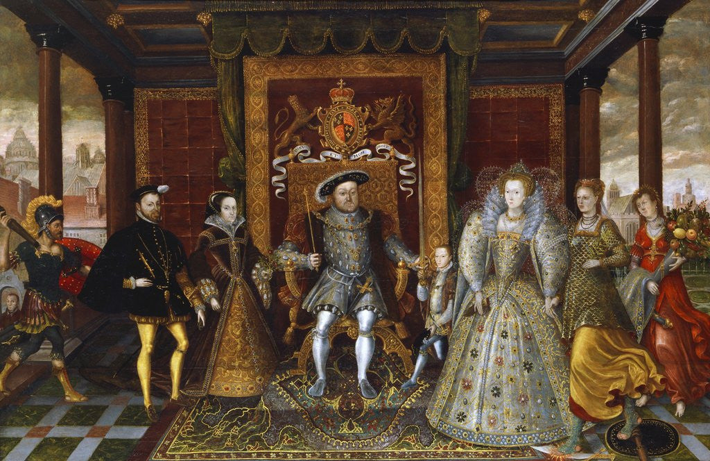 Detail of An Allegory of the Tudor Succession: The Family of Henry VIII by Corbis