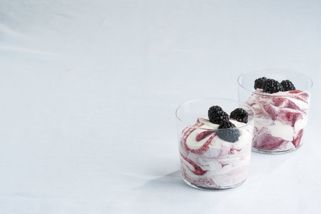 Detail of Blackberry fool by Corbis