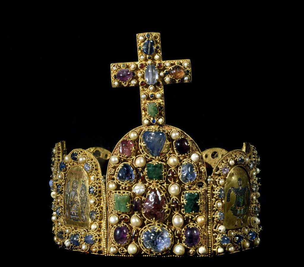 Detail of Imperial Crown of the Holy Roman Empire by Corbis