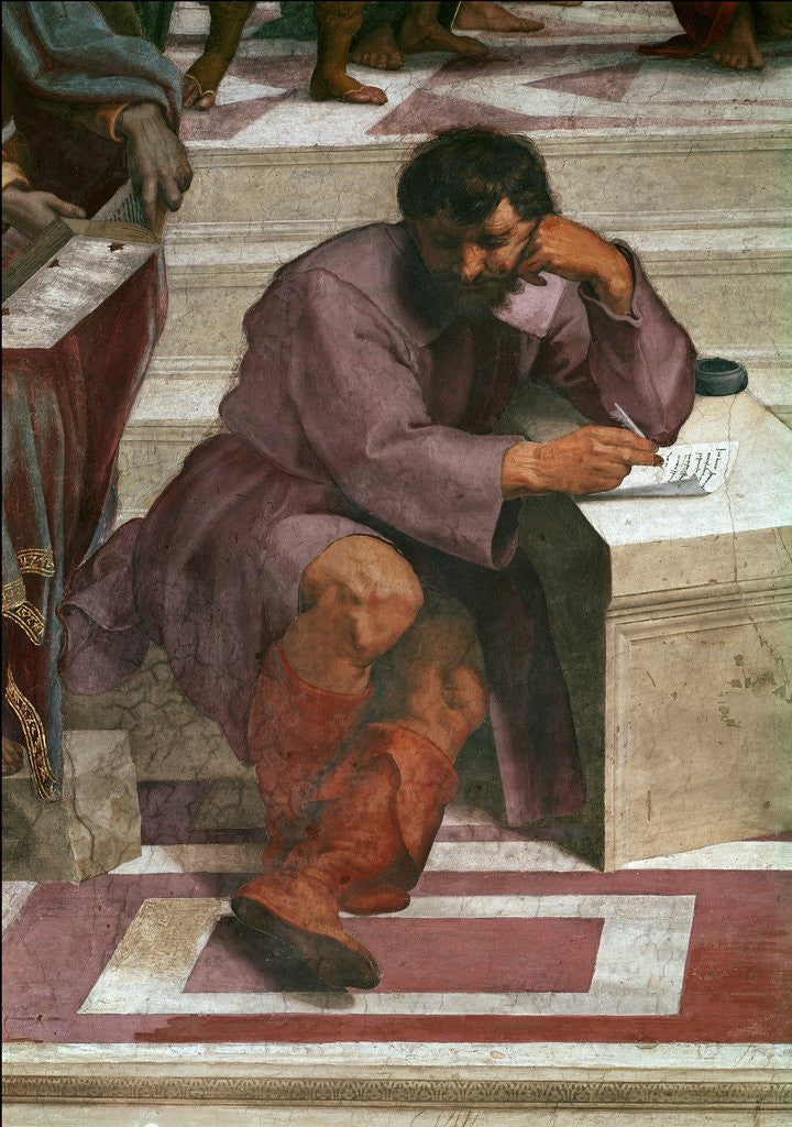 Detail of Detail of Heraclitus from the School of Athens by Raphael