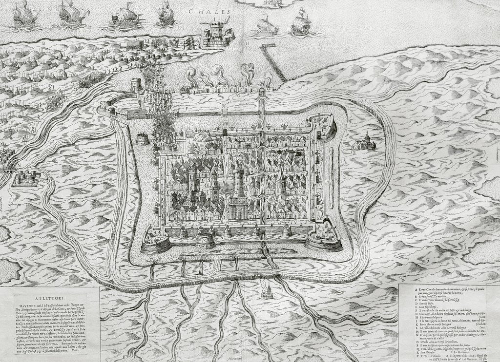 Detail of Capture of Calais from the English in 1558 by Francis de Lorraine, Duke of Guise (1558). by Corbis