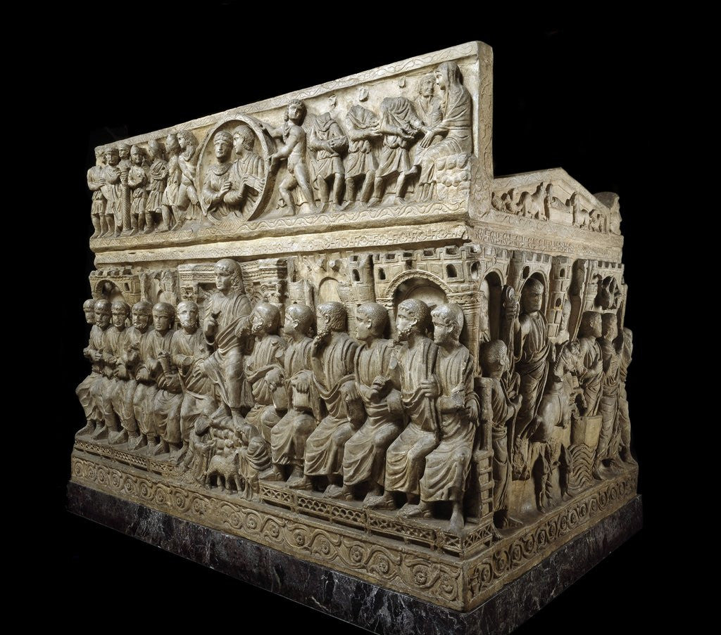 Detail of Sarcophagus of Flavius Stilicho by Corbis