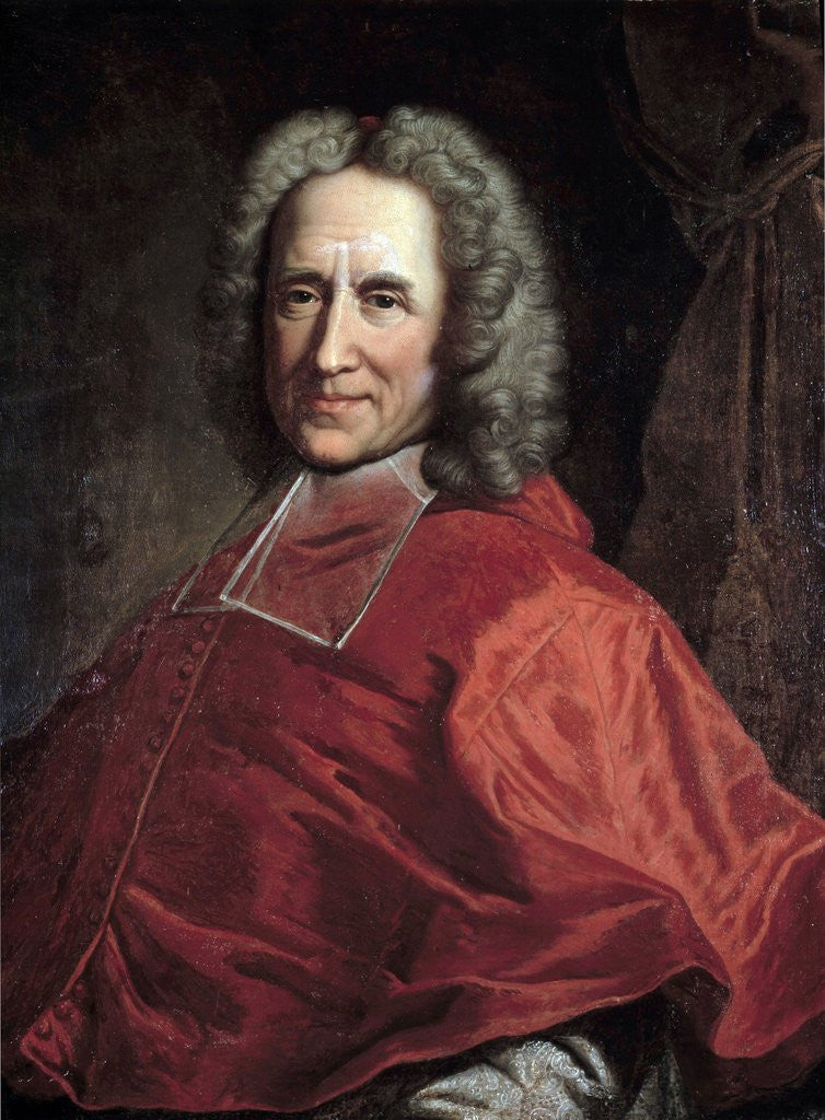 Detail of Portrait of the Cardinal Guillaume Dubois by Hyacinthe Rigaud