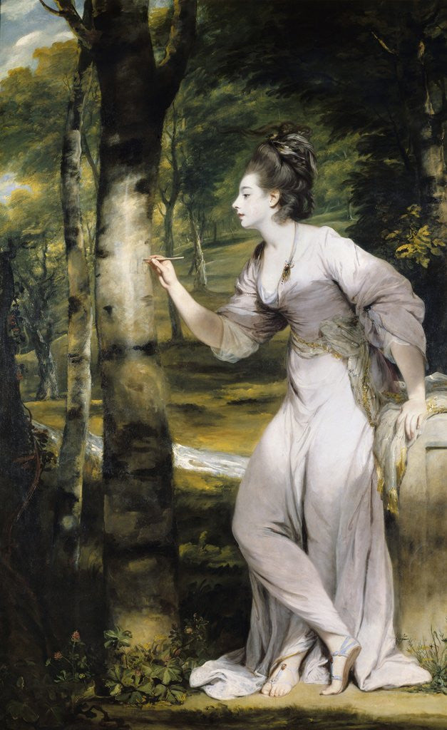 Detail of Mrs. (Richard Bennett) Lloyd by Joshua Reynolds