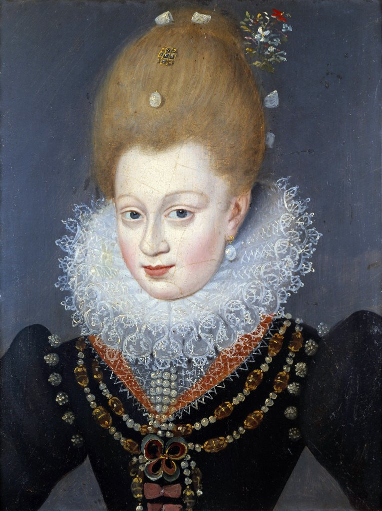 Detail of Portrait of Gabrielle d' Estrees by Corbis