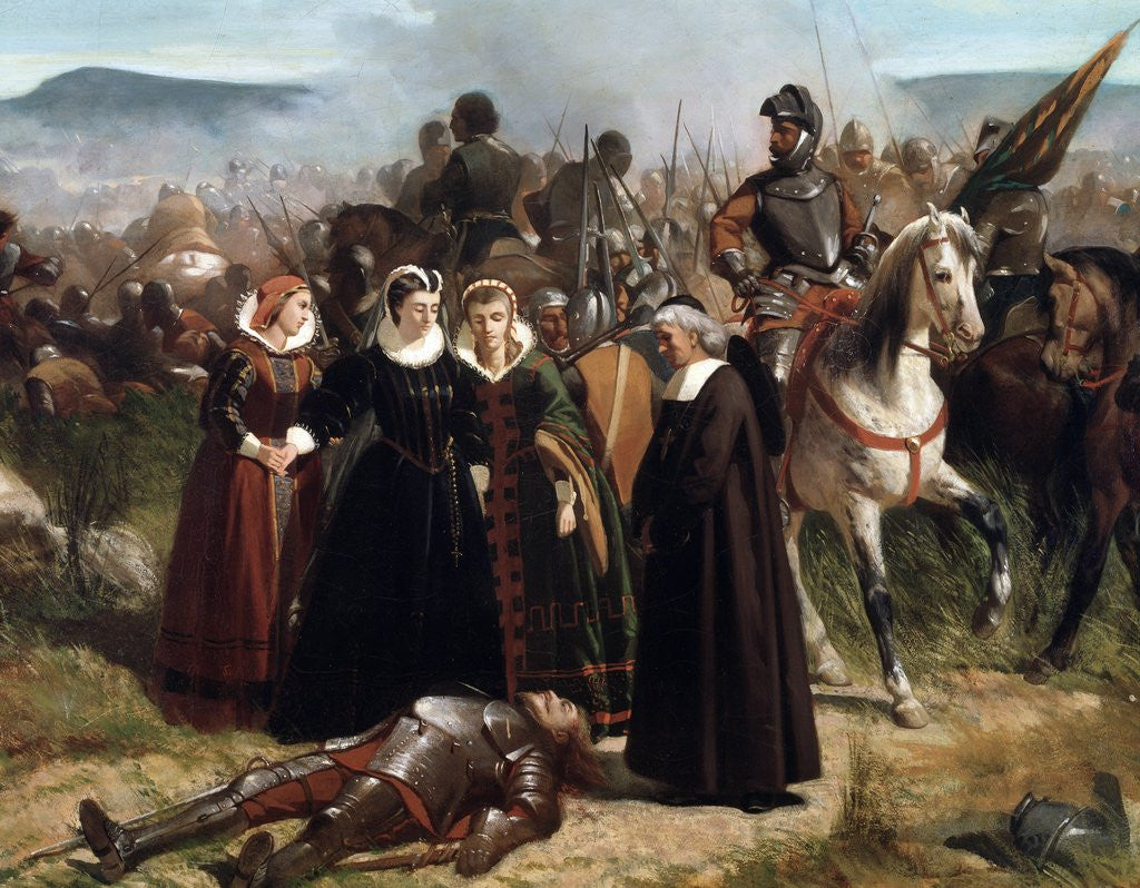 Detail of Detail of Mary Queen of Scots, at the Battle of Langside, Fought on 13 May 1568 by Giovanni Fattori