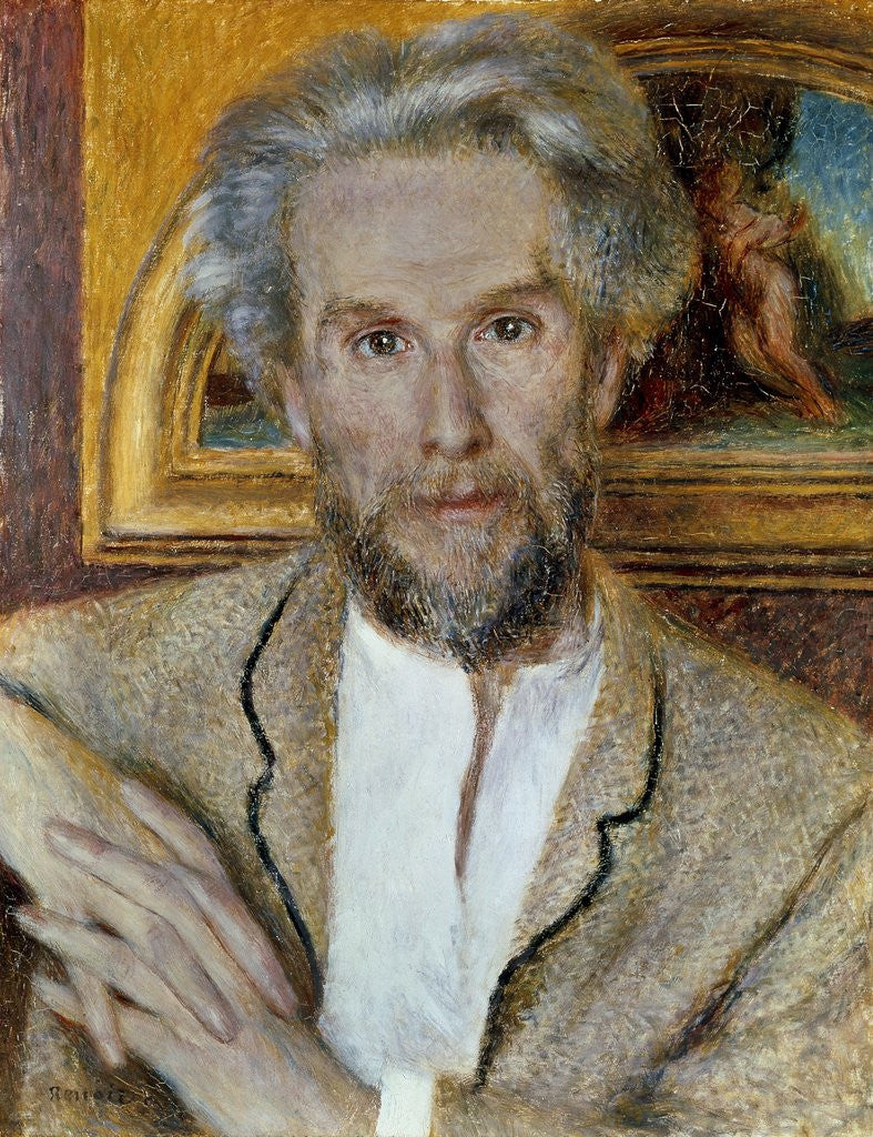 Detail of Portrait of Victor Choquet by Pierre-Auguste Renoir