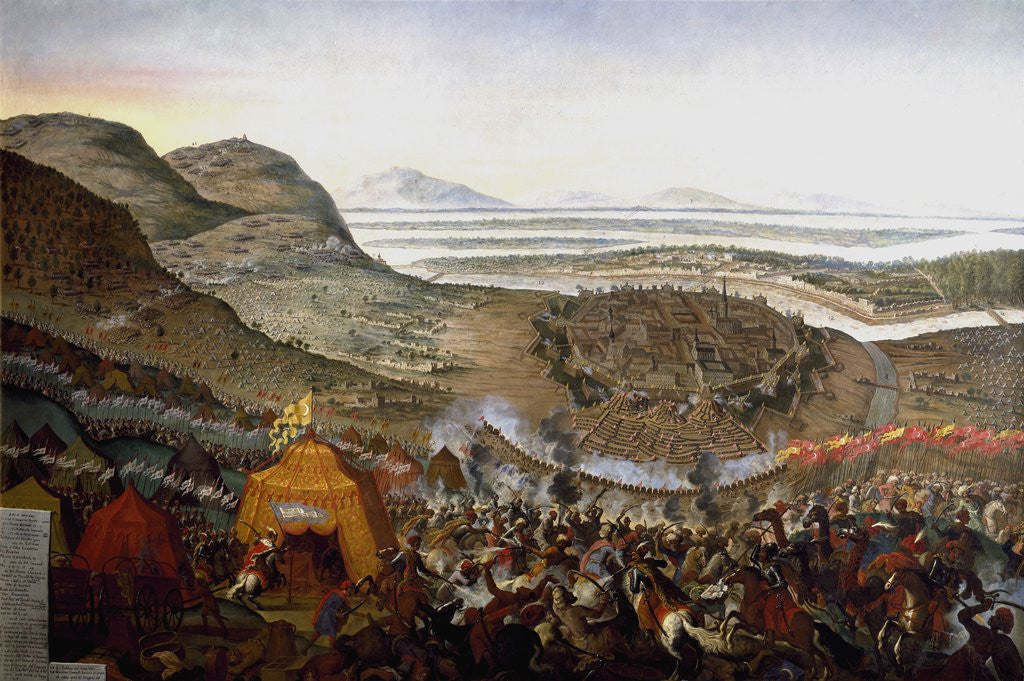 Detail of The Battle of Kahlenberg 1683 by Frans Geffels