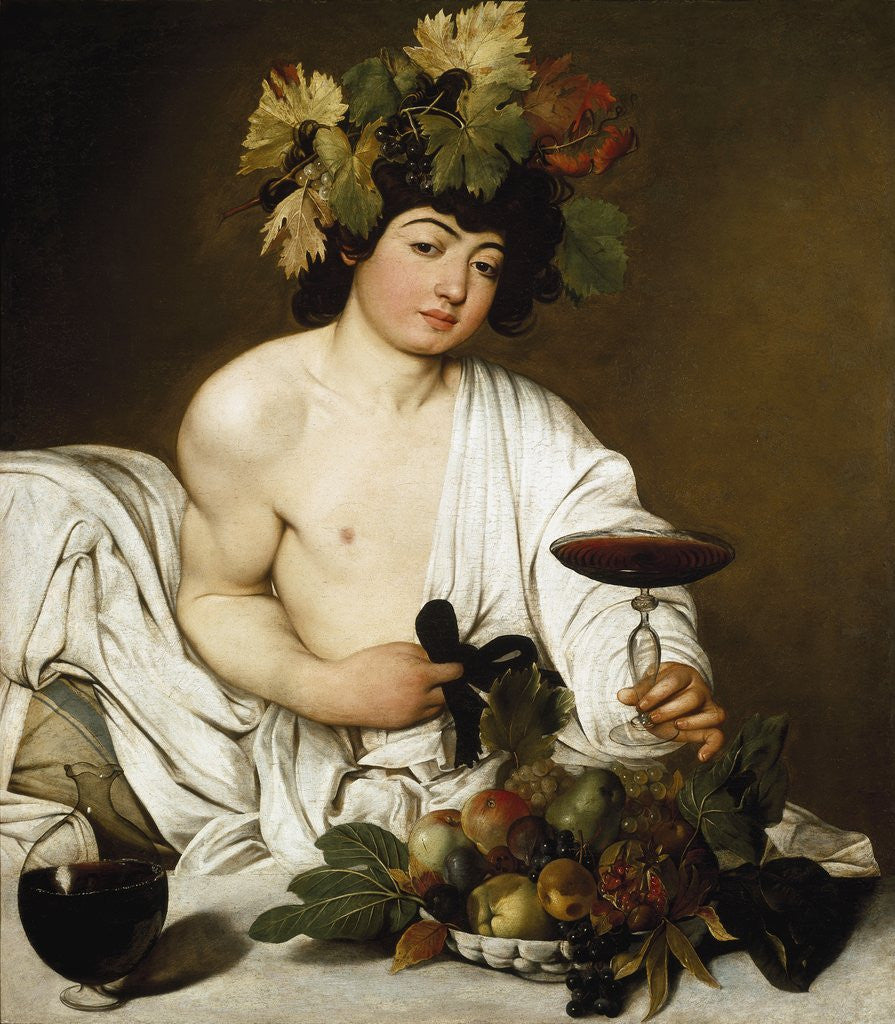 Detail of The Young Bacchus by Caravaggio