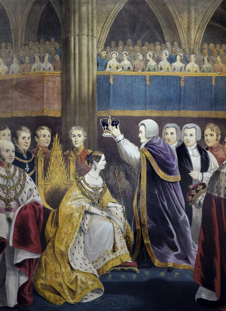 Detail of Coronation of Queen Victoria by Corbis