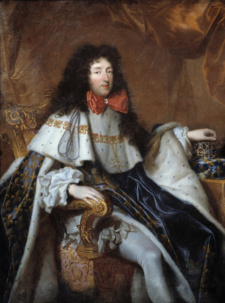 Detail of Portrait of Philippe Duc d'Orleans, called Monsieur by Pierre Mignard