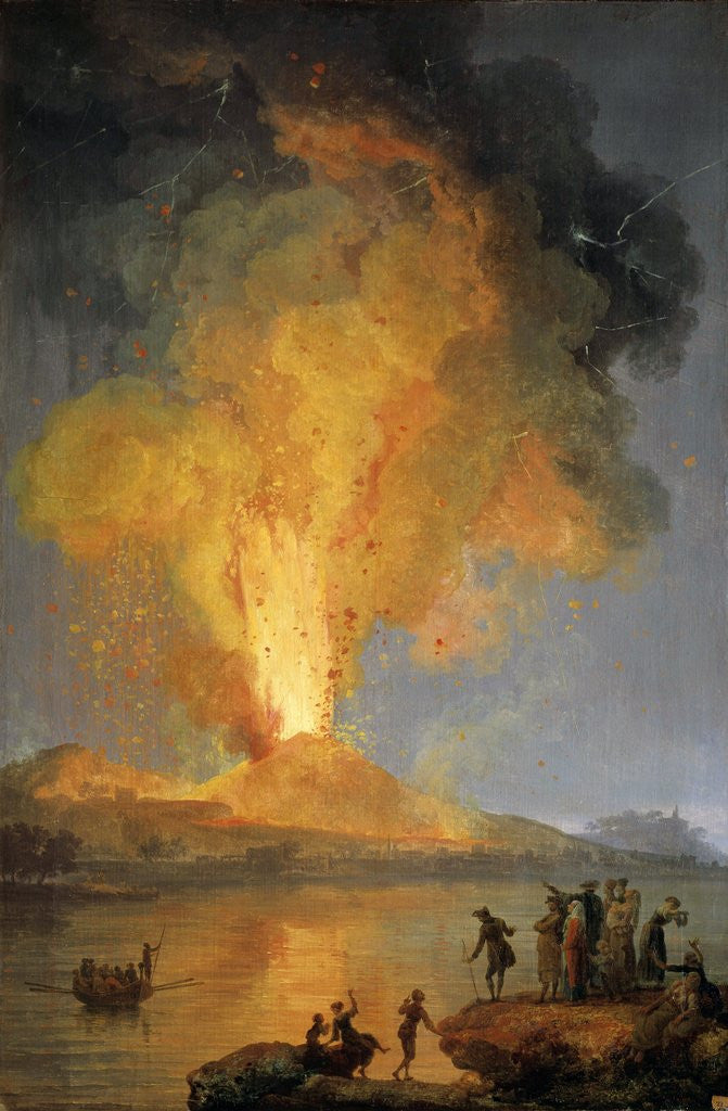 Detail of The Eruption of Vesuvius, by Pierre-Jacques Volaire