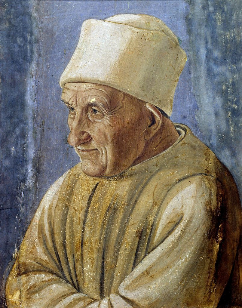 Detail of Portrait of an Old Man by Filippino Lippi