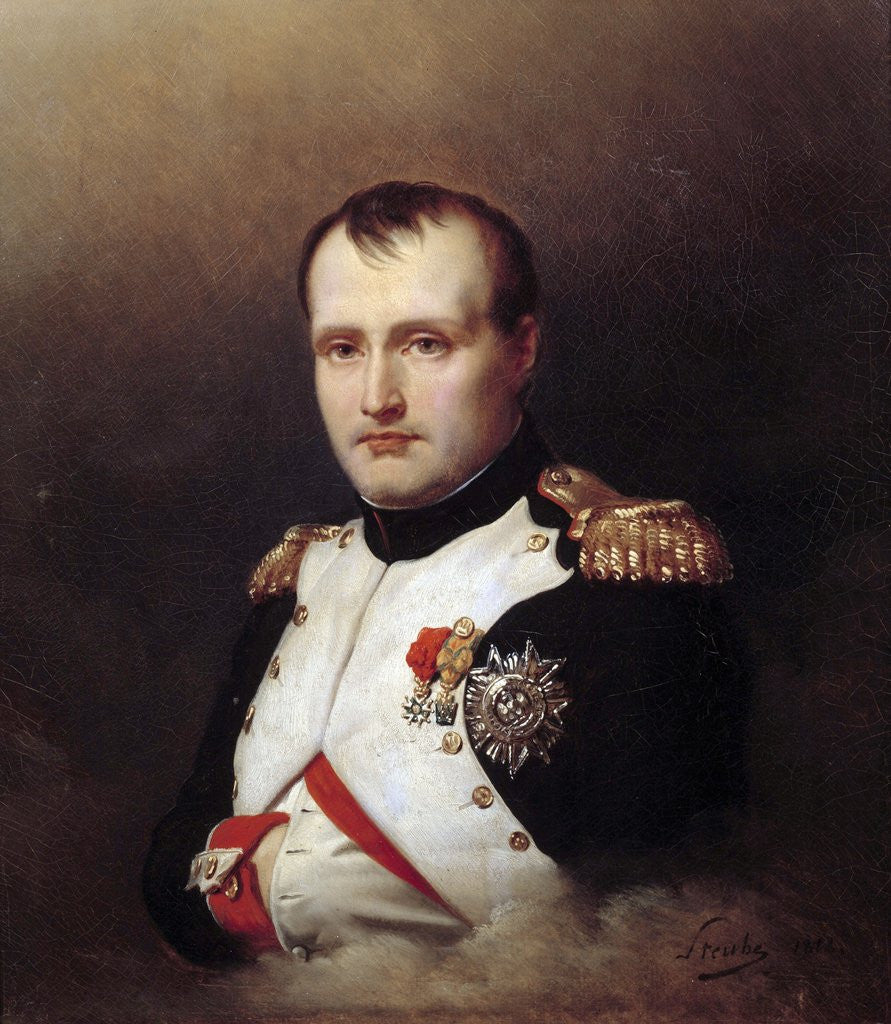 Detail of Portrait of Napoleon I by Charles Auguste Steuben