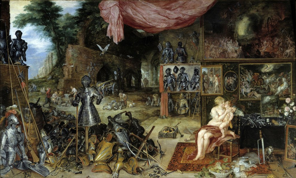 Detail of The Touch, Allegory of the five senses by Jan Brueghel the Elder