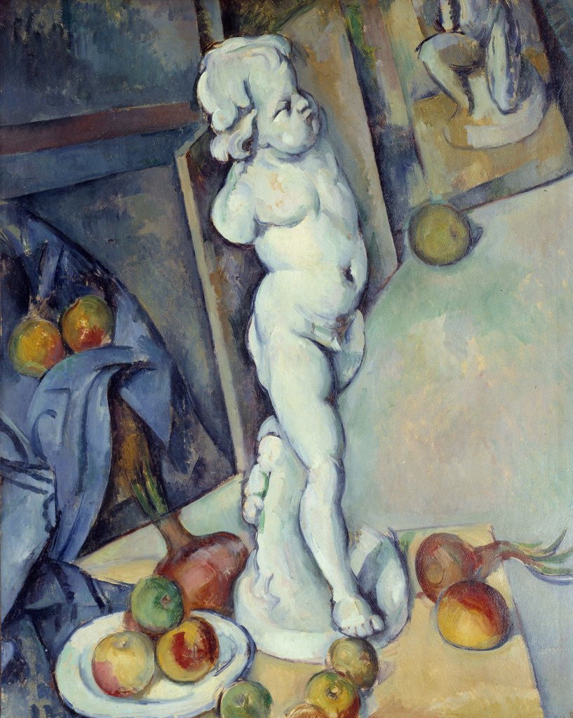 Detail of Still-Life with Plaster Cupid by Paul Cezanne