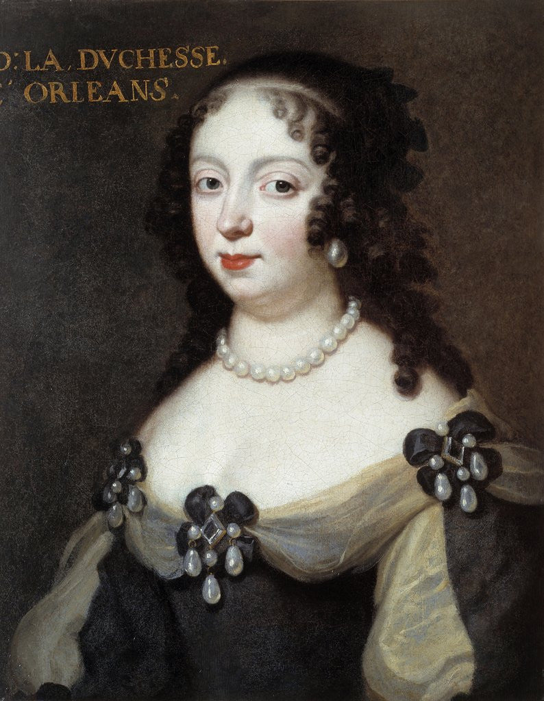 Detail of Portrait of Elizabeth Charlotte, Princess Palatine by Corbis