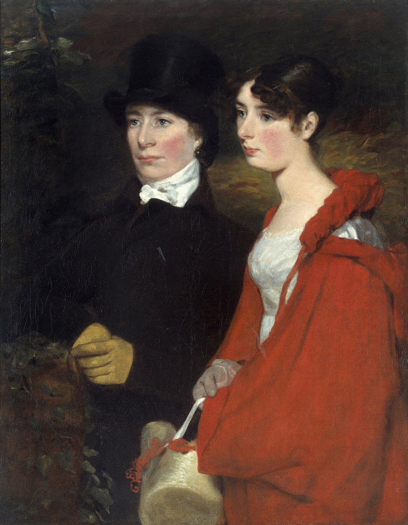 Detail of Portrait of Ann et Mary Constable by John Constable