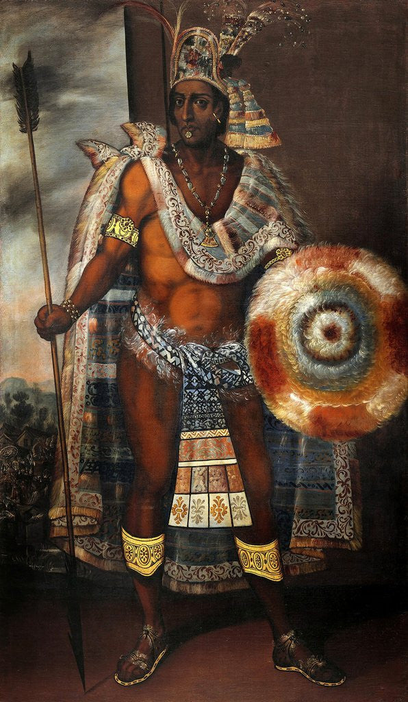 Detail of Portrait of Montezuma II by Corbis