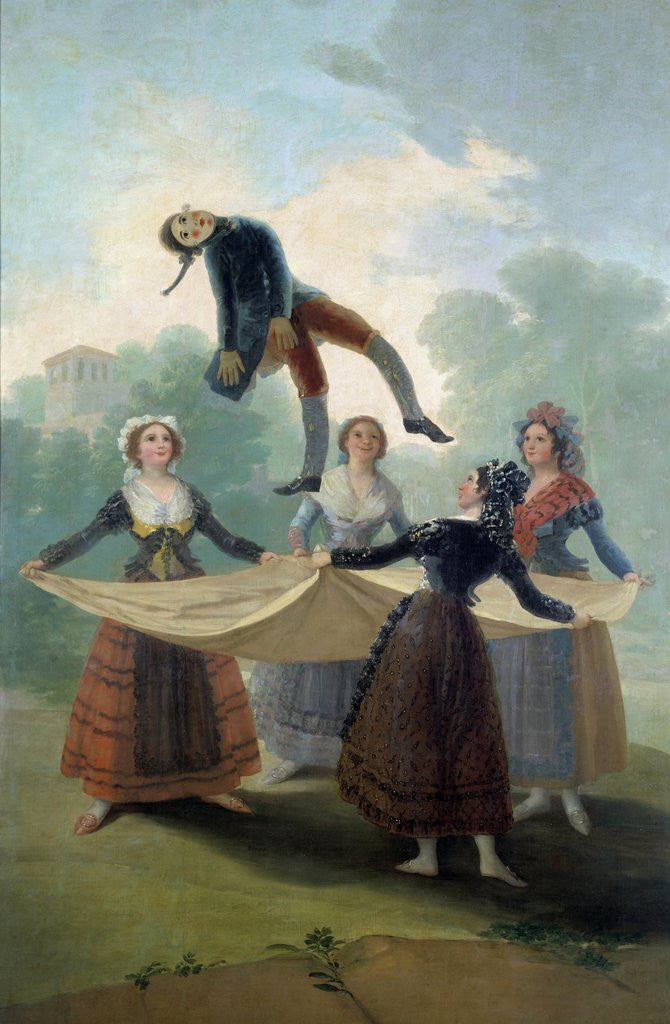 Detail of The Puppet by Francisco de Goya