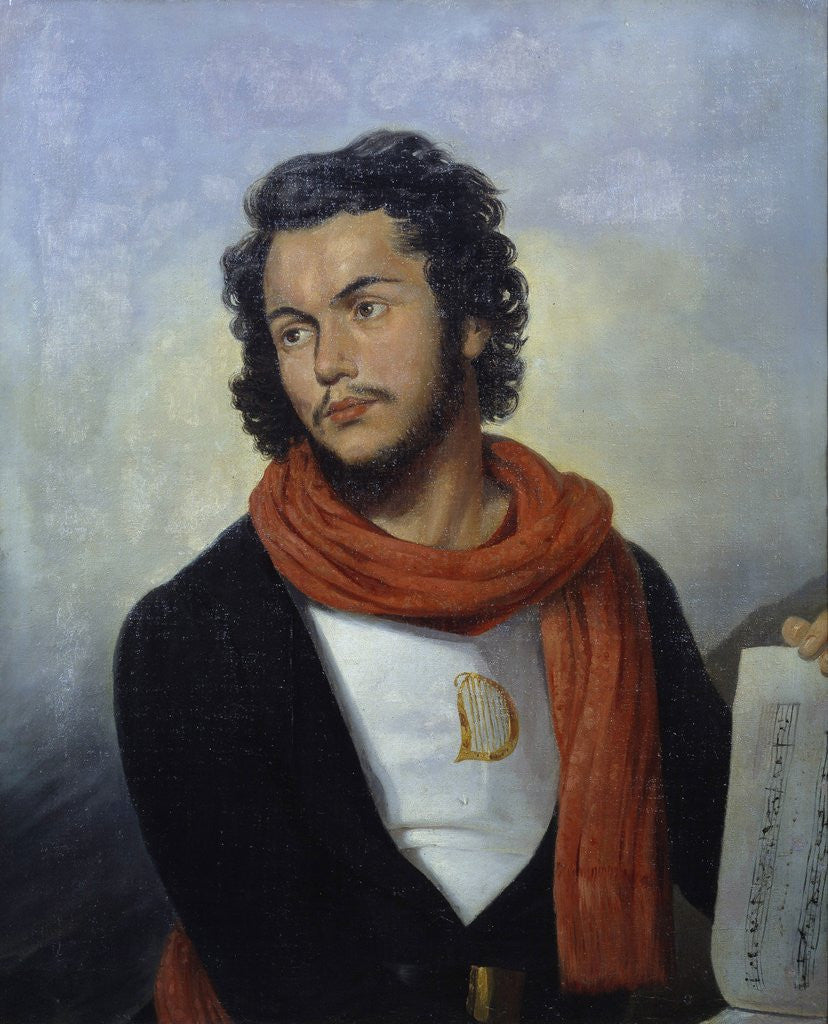 Detail of Portrait of Felicien David by Raymond Bonheur