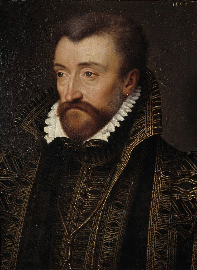 Detail of Portrait of Antoine de Bourbon, Duke of Vendome by School of Francois Clouet
