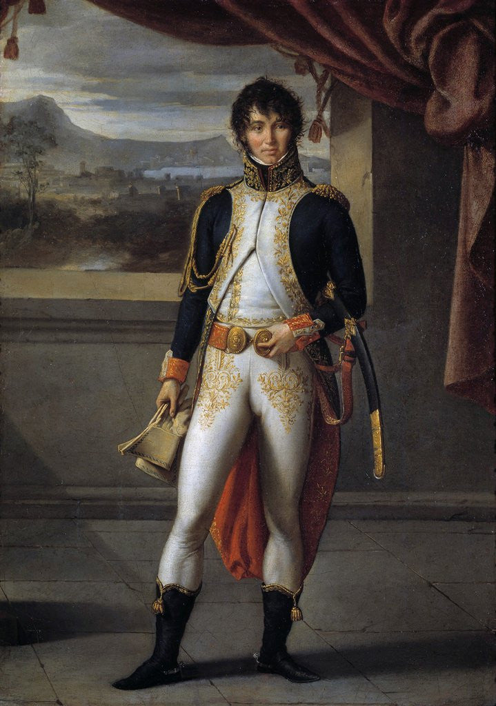 Detail of Portrait of Joachim Murat by Jean-Baptiste Joseph Wicar