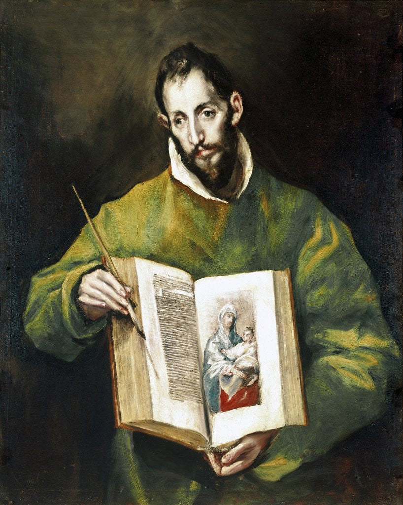 Detail of The Apostle St. Luke the Evangelist by El Greco