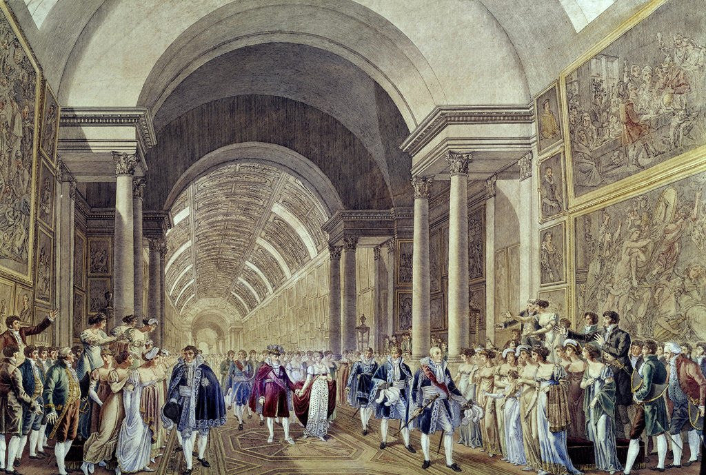 Detail of The wedding of Napoleon and Marie Louise at the Louvre by Corbis