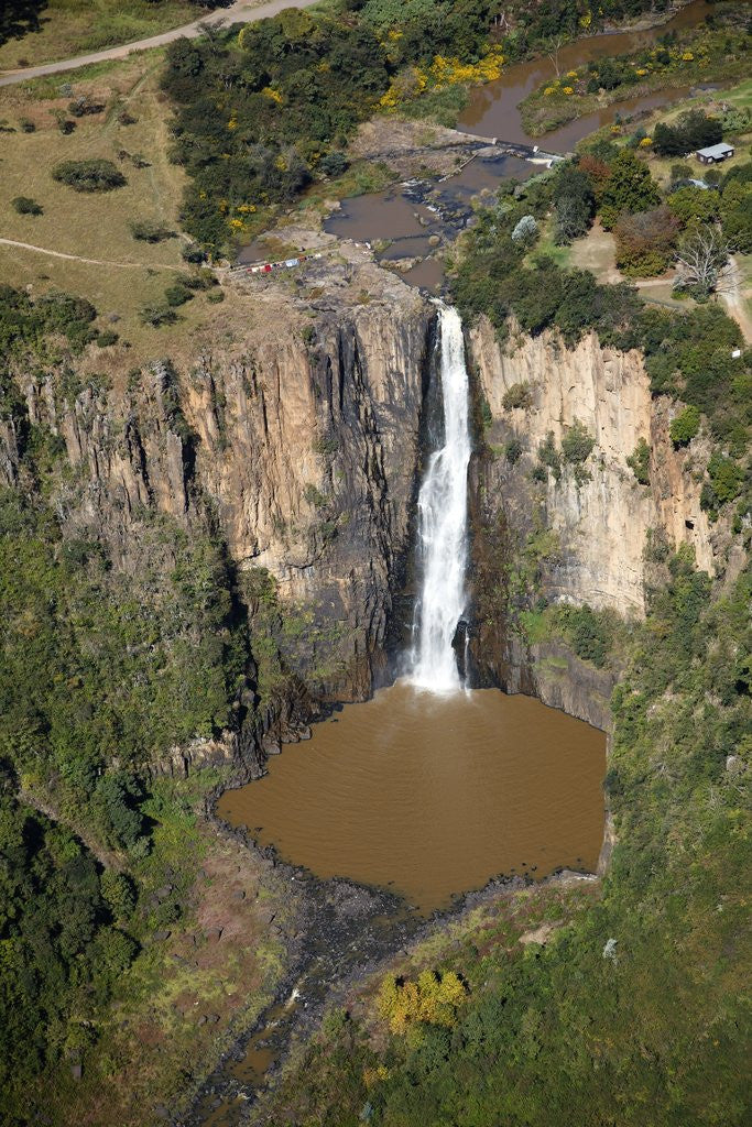 Detail of Aerial view of Howick Falls by Corbis