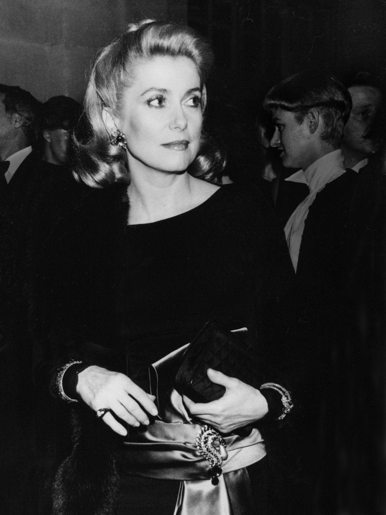 Detail of Actress Catherine Deneuve by Associated Newspapers