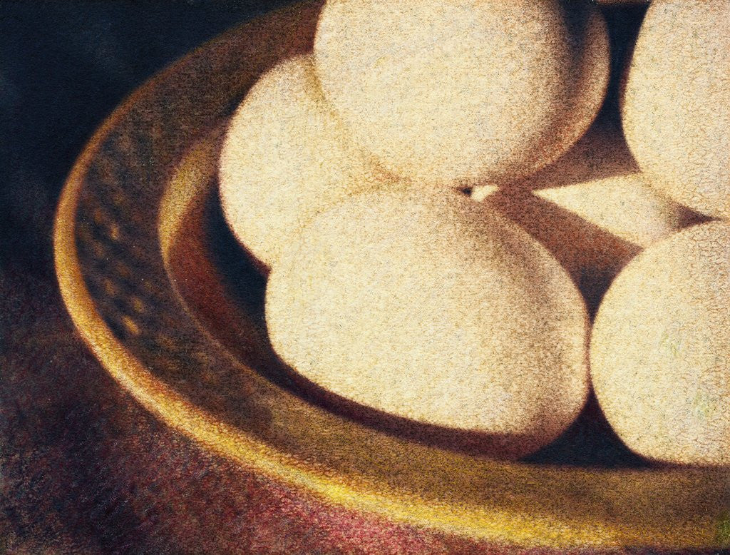 Detail of Bowl of Eggs by Jennifer Kennard