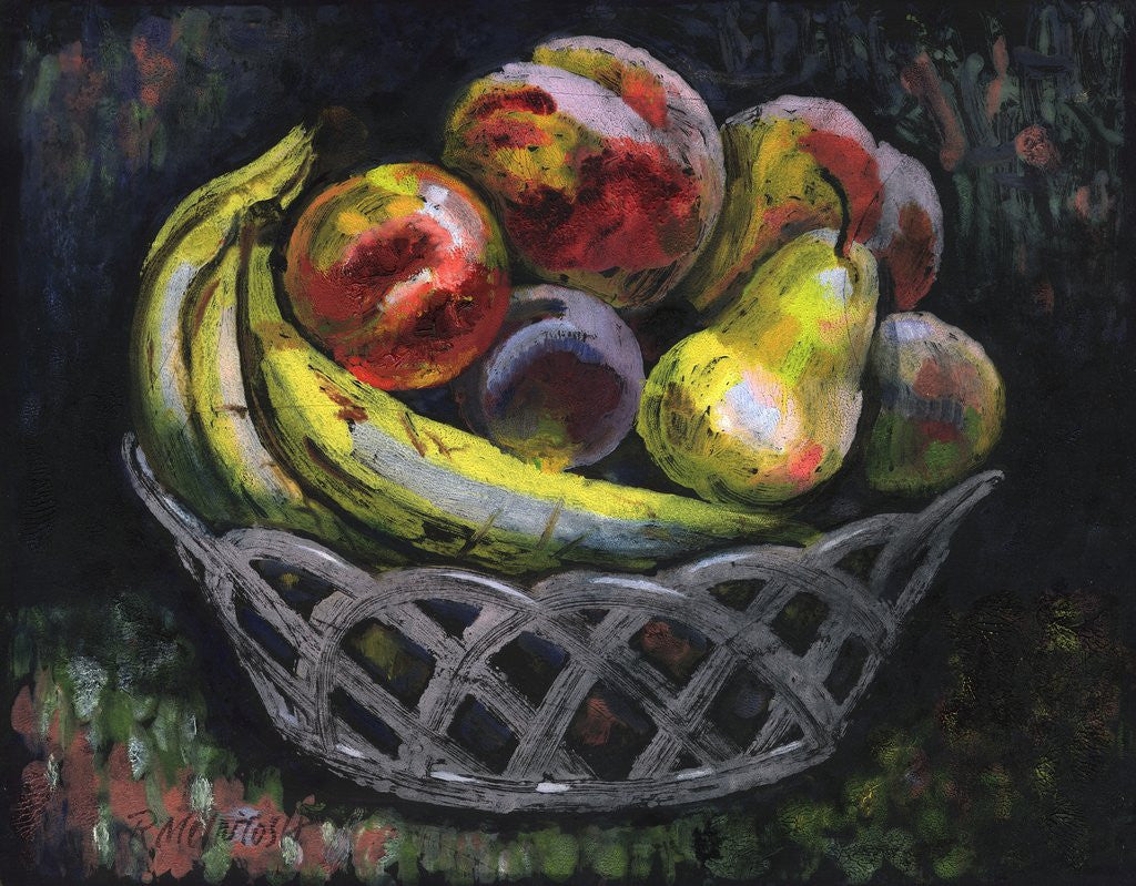 Detail of Bowl of Fruit by Robert McIntosh