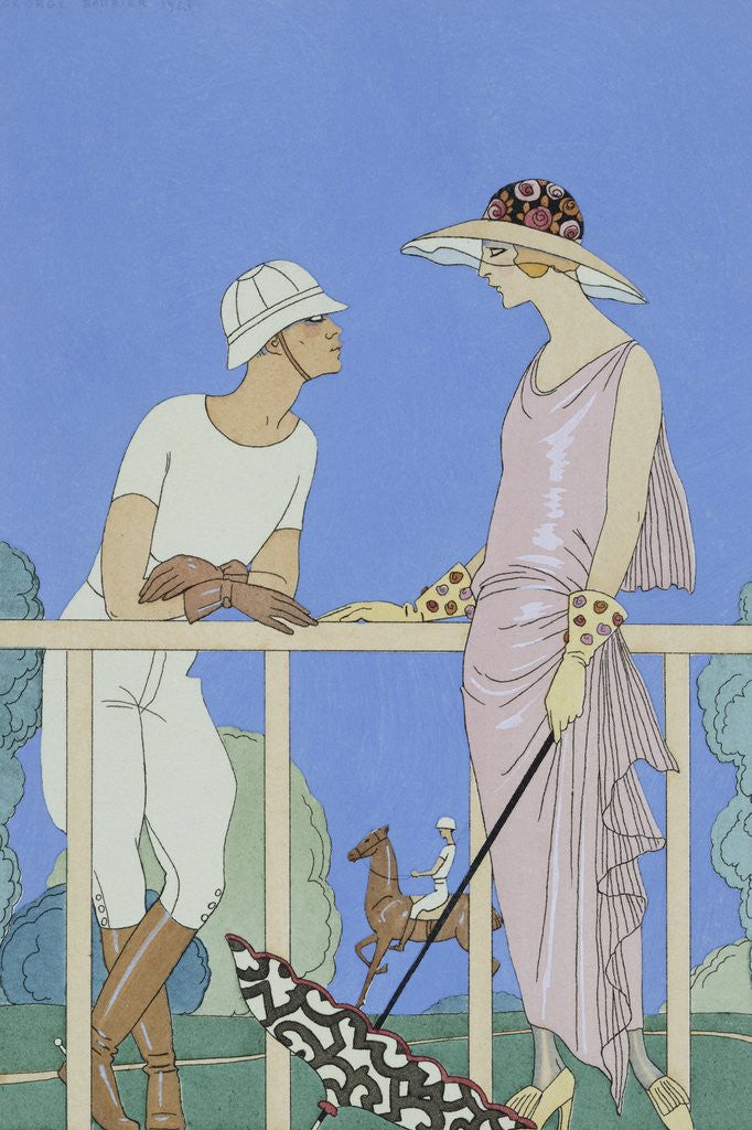 Detail of Polo by George Barbier