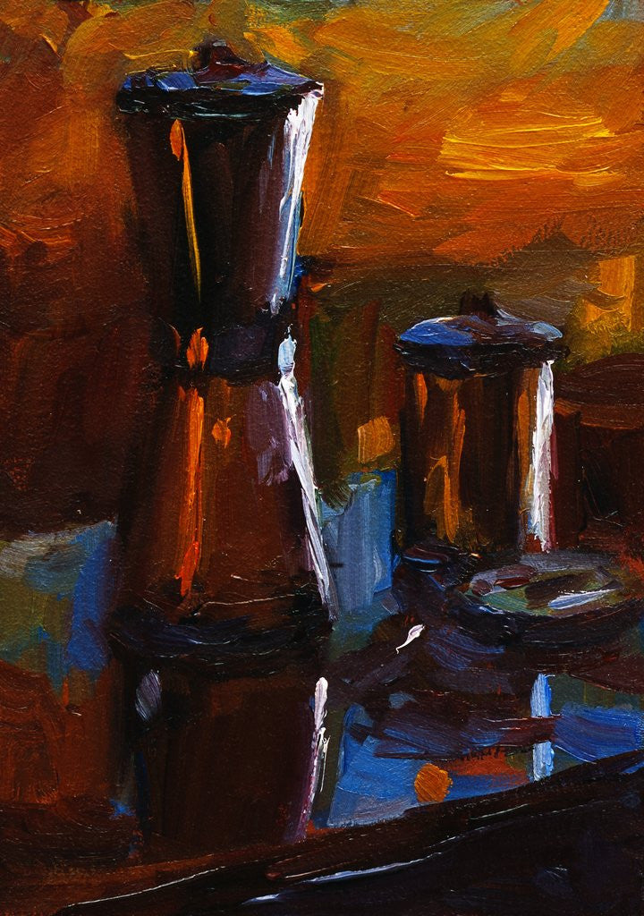 Detail of Little Espresso Pot by Pam Ingalls