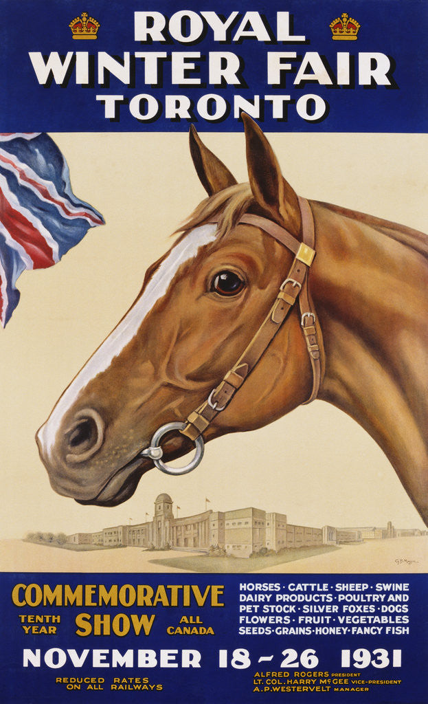 Royal Winter Fair Toronto Poster posters & prints by J.B. Massie