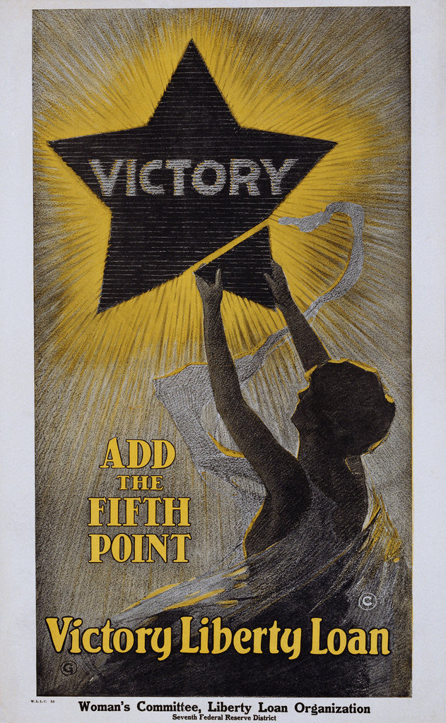 Detail of Victory - Add the Fifth Point - Victory Liberty Loan Poster by Corbis