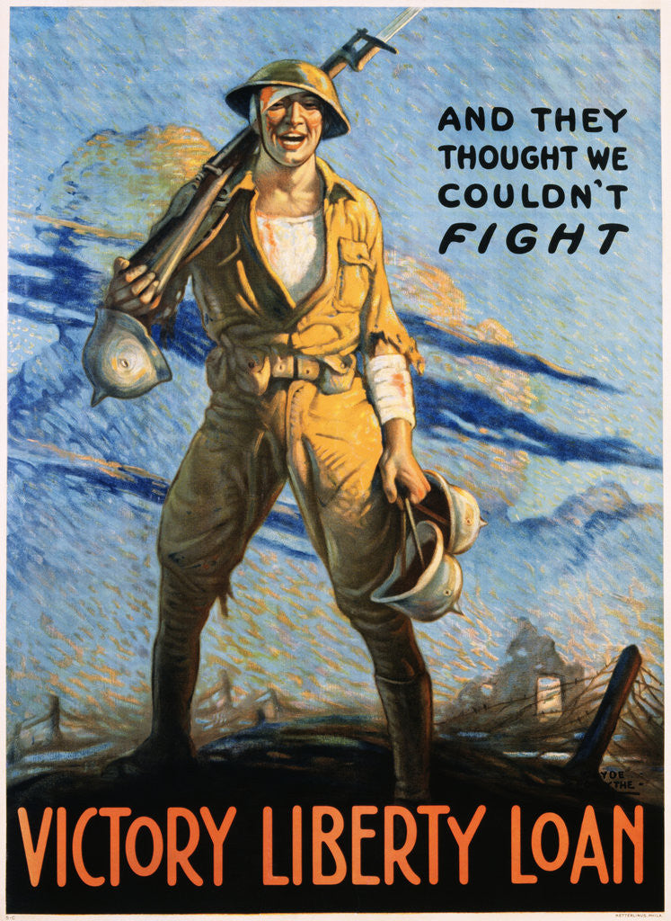 Detail of Victory Liberty Loan Poster by Victor Clyde Forsythe