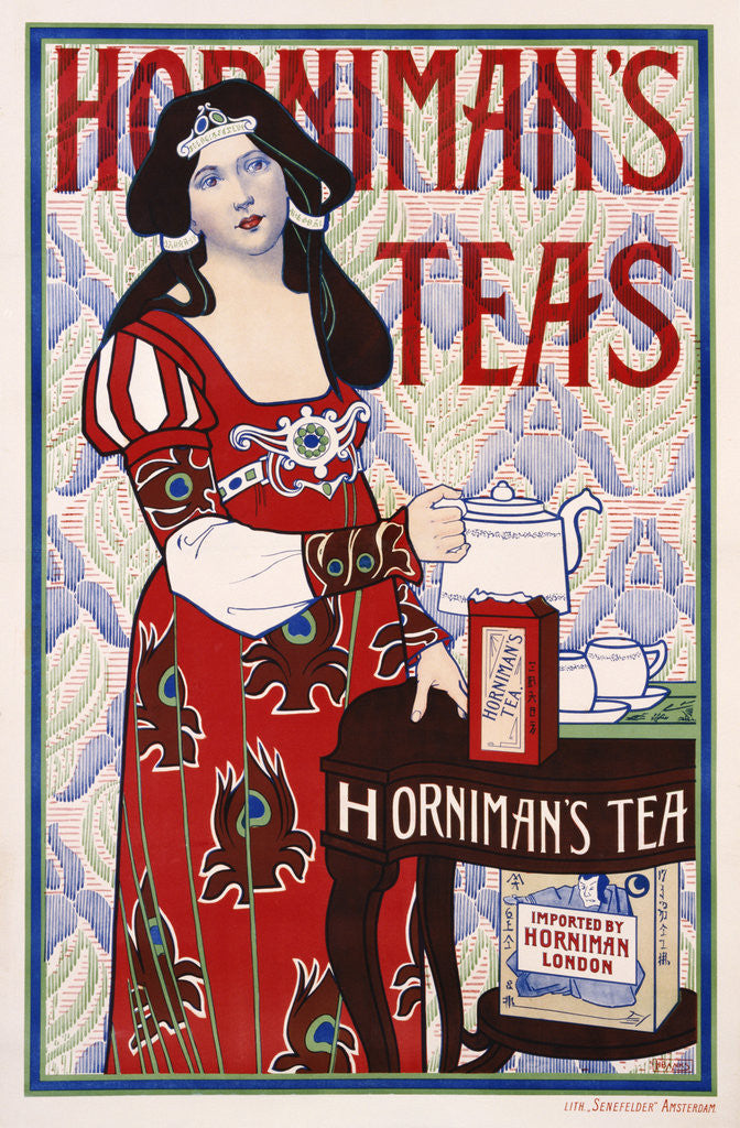 Detail of Horniman's Teas Advertisement Poster by H. Banks